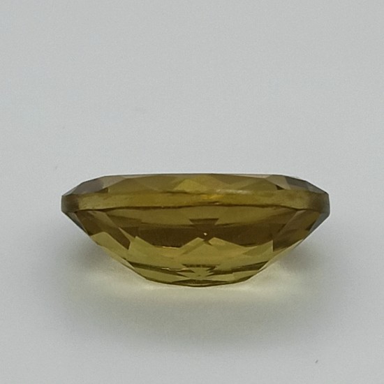 Olive Quartz 6.77 Ct Certified Olive Quartz 6.77 Ct Certified